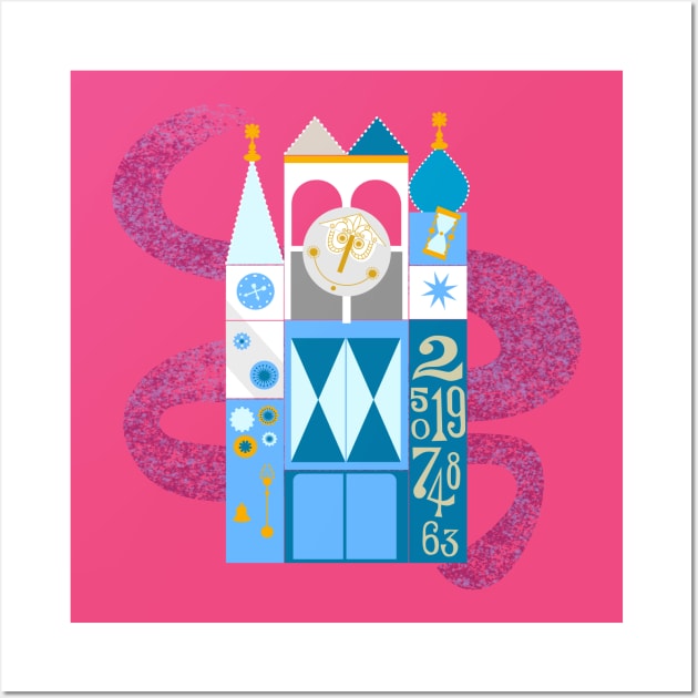 It’s a Small World Clock Wall Art by GoodOneWah